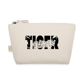 Tiger Typo - Organic Pouch - nature - Front