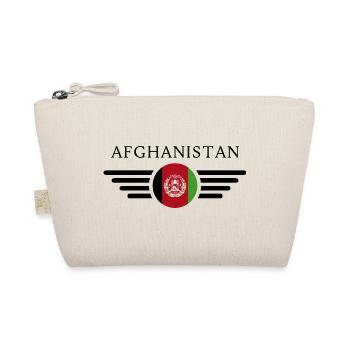 Ich liebe Afghanistan, Eleganz Stil Design T-Shirt - Bio-Täschchen - Natur - Vorne