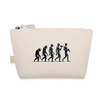Photographer evolution: from monkey to AI photographer - Organic Pouch - nature - Front