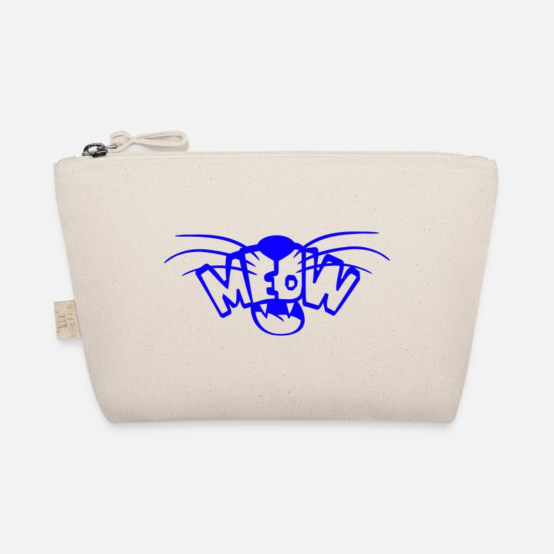 Meow Cat Comic Meow Lettres Chaton Texte Citation Trousse biologique
