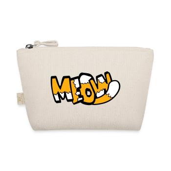 Meow Cat Bande dessinée Texte Meow Citation de dessin animé drôle - Trousse biologique - nature - Devant