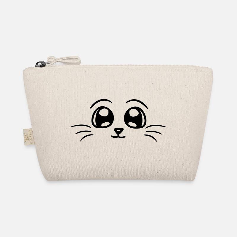 Jolie chatte Ayant l’air heureuse Joyeuse Souriante Trousse biologique