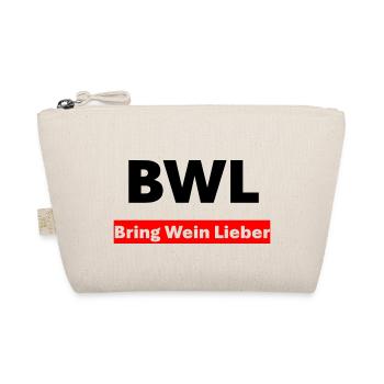 BWL Bring Wein Lieber - Bio-Täschchen - Natur - Vorne
