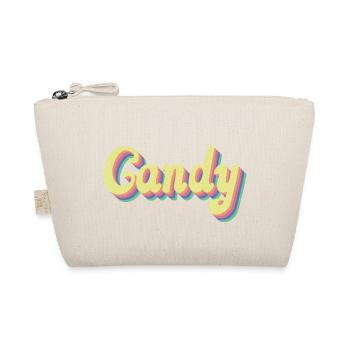 CANDY vintage design - Bio-Täschchen - Natur - Vorne