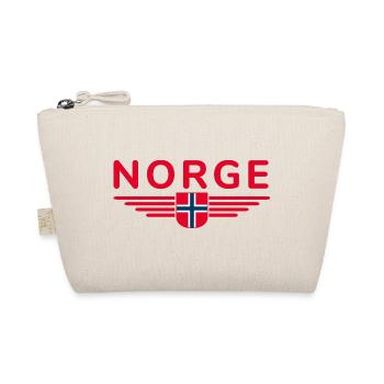 J’aime la tenue T-shirt design Norvège - Trousse biologique - nature - Devant