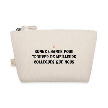 Man Humor Co-worker Departure Gift - Organic Pouch - nature - Front