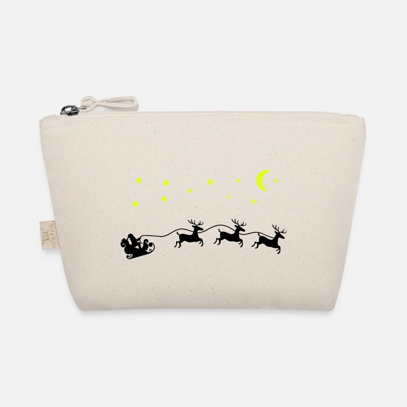 weihnachtsmann weihnachten schlitten Bio-Täschchen