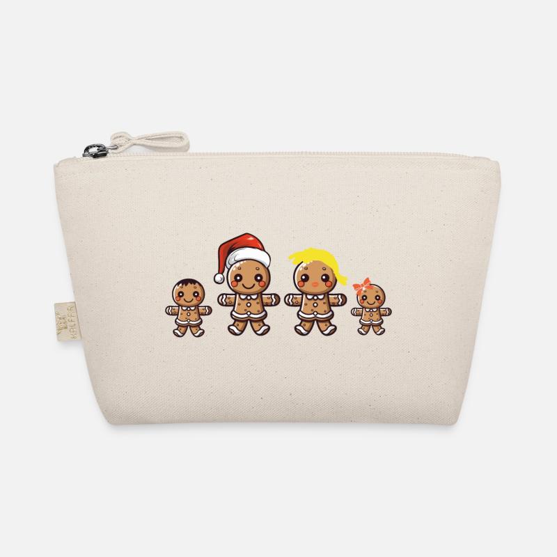 Gingerbread Family Organic Pouch