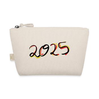 Year of Birth Birthday Born In - Made in 2025 - Organic Pouch - nature - Front