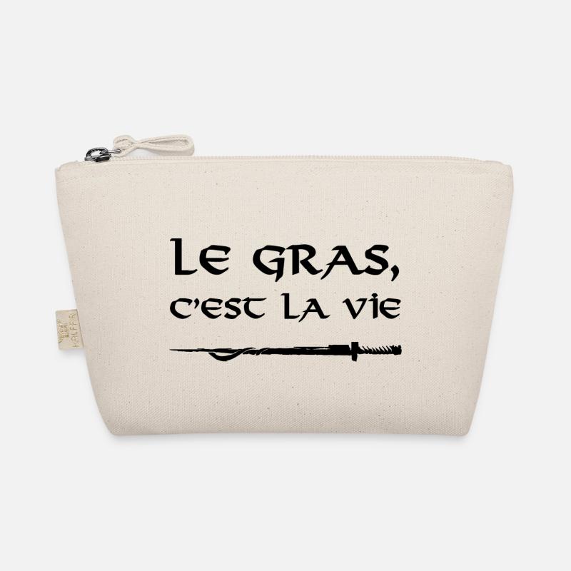 Le Gras c'est la vie. - Bio-Täschchen - Natur