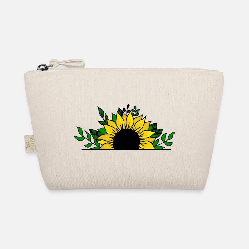 Sonnenblume - Bio-Täschchen - Natur