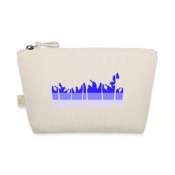 Palm Trees Island Trees Beach Holiday Strip Sea - Organic Pouch - nature - Front