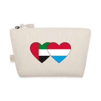 Émirats arabes unis Luxembourg Drapeau Coeur - Trousse biologique - nature - Devant