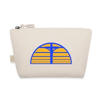 Jesus Christ God Faith Cross Praying Christians - Organic Pouch - nature - Front