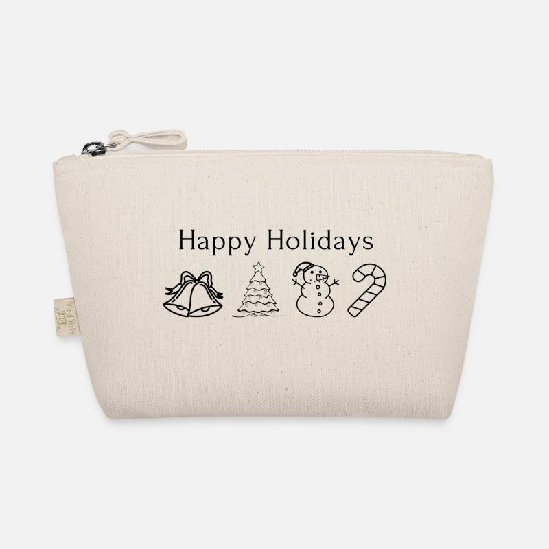 Happy Holidays Bio-Täschchen