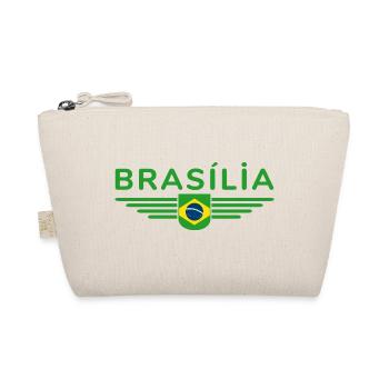 Brasília T-Shirt für Fans und Reisende - Bio-Täschchen - Natur - Vorne