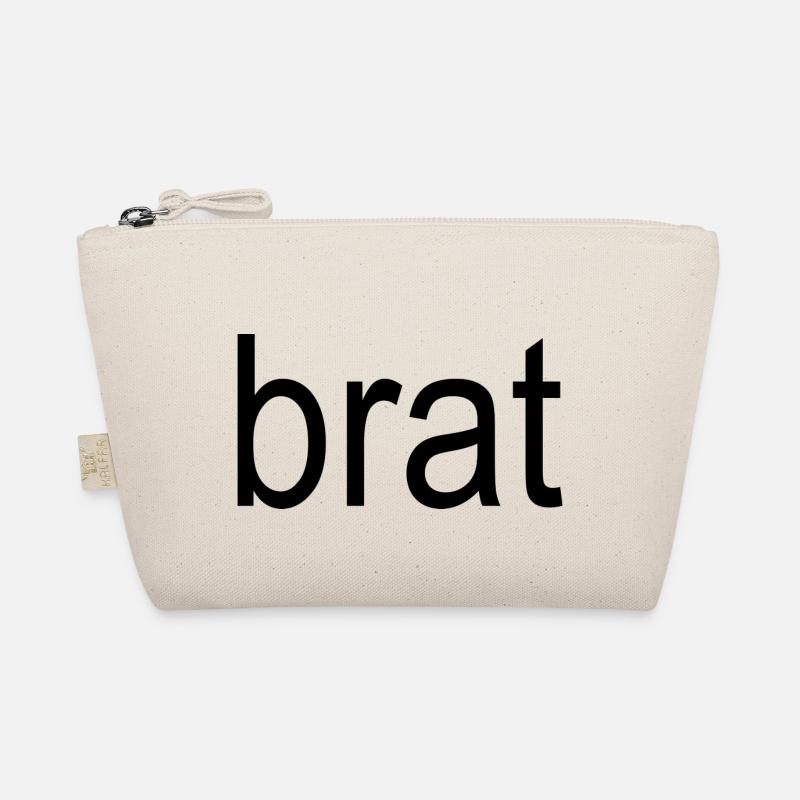 brat black text 5000 Organic Pouch