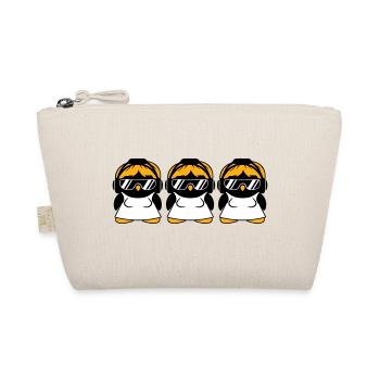 Penguin DJ Girl Femmes Casque Lunettes de soleil Équipe - Trousse biologique - nature - Devant
