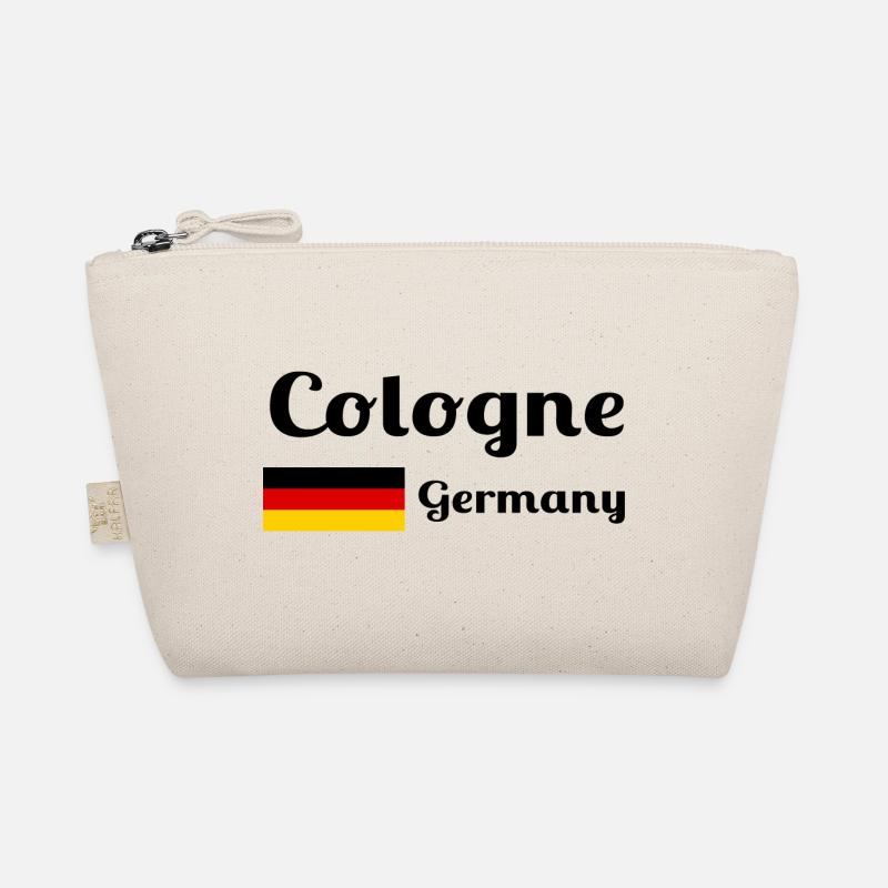 Cologne Germany- Stylish prints Organic Pouch