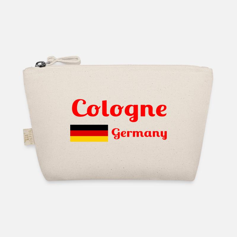Cologne Germany- Stylish prints Organic Pouch