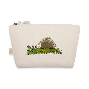 Hedgehog - Organic Pouch - nature - Front