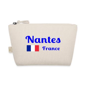 Nantes France- Stylish prints - Organic Pouch - nature - Front