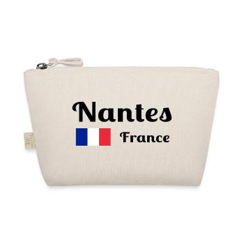 Nantes France- Stylish prints - Organic Pouch - nature - Front