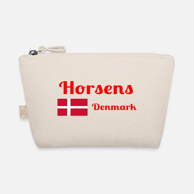 Horsens Dänemark - Stilvolle Drucke - Bio-Täschchen - Natur