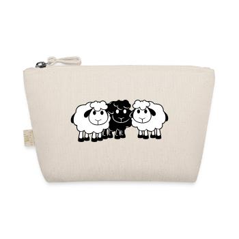Black Sheep 3 Friends Équipe Crew Mouton Mignon - Trousse biologique - nature - Devant
