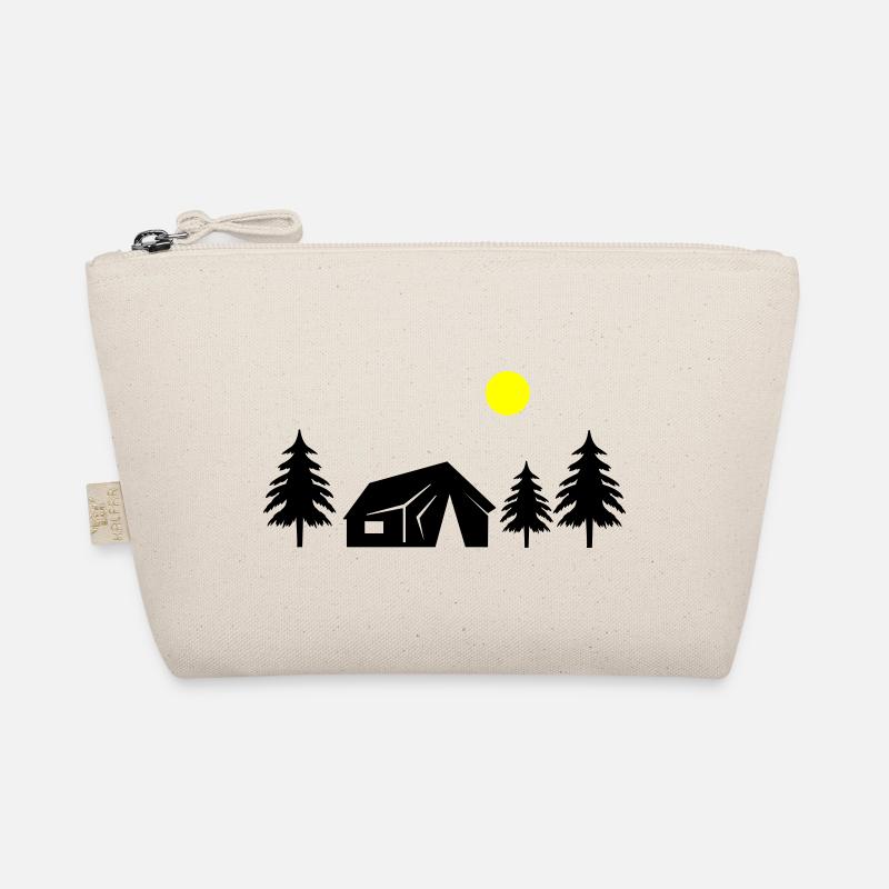 hut in the forest Organic Pouch