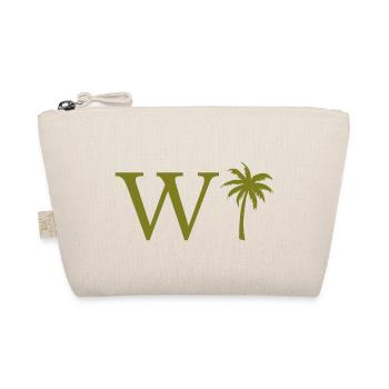 Lettre w vert Palm - Trousse biologique - nature - Devant