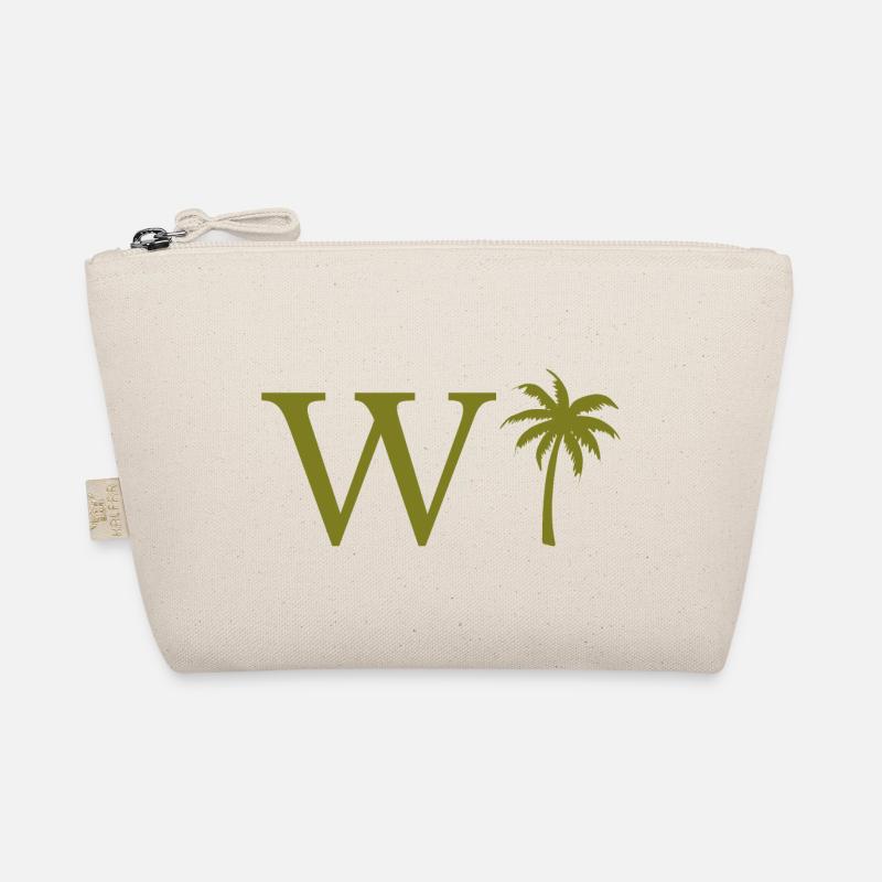 Lettre w vert Palm Trousse biologique