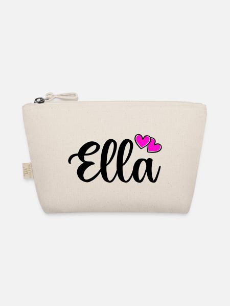 ella name - Bio-Täschchen - Natur - Vorne