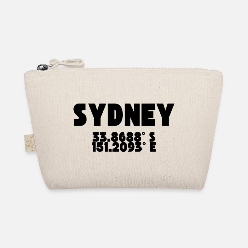 Sydney - Design with coordinates Organic Pouch