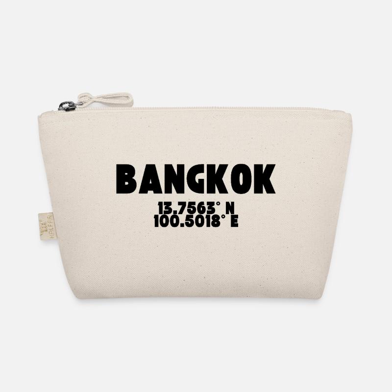 Bangkok - Design avec coordonnées Trousse biologique