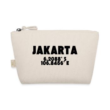 Jakarta - Design avec coordonnées - Trousse biologique - nature - Devant