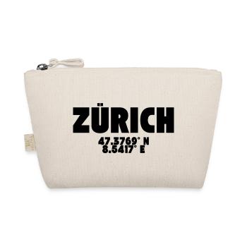 Zurich - Design avec coordonnées - Trousse biologique - nature - Devant