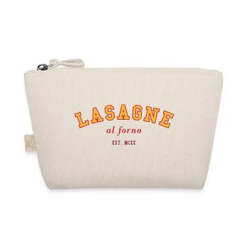 Baked lasagna college design - Organic Pouch - nature - Front