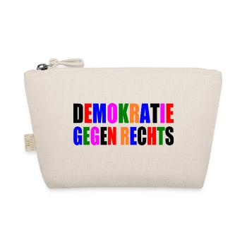 demokratie gegen rechts - Bio-Täschchen - Natur - Vorne