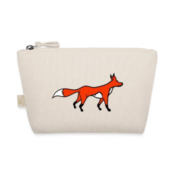 Fox Red Fox Forest Animal Clever Cute Wild Dog - Organic Pouch - nature - Front