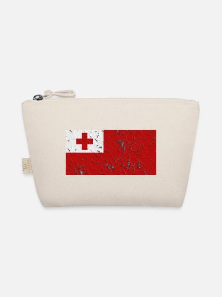 Geschenk für Tonga - Bio-Täschchen - Natur - Vorne