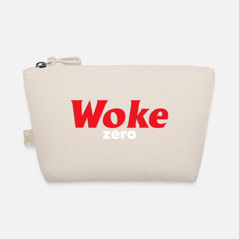 WOKE ZERO Ironisches Anti Wroke Bio-Täschchen