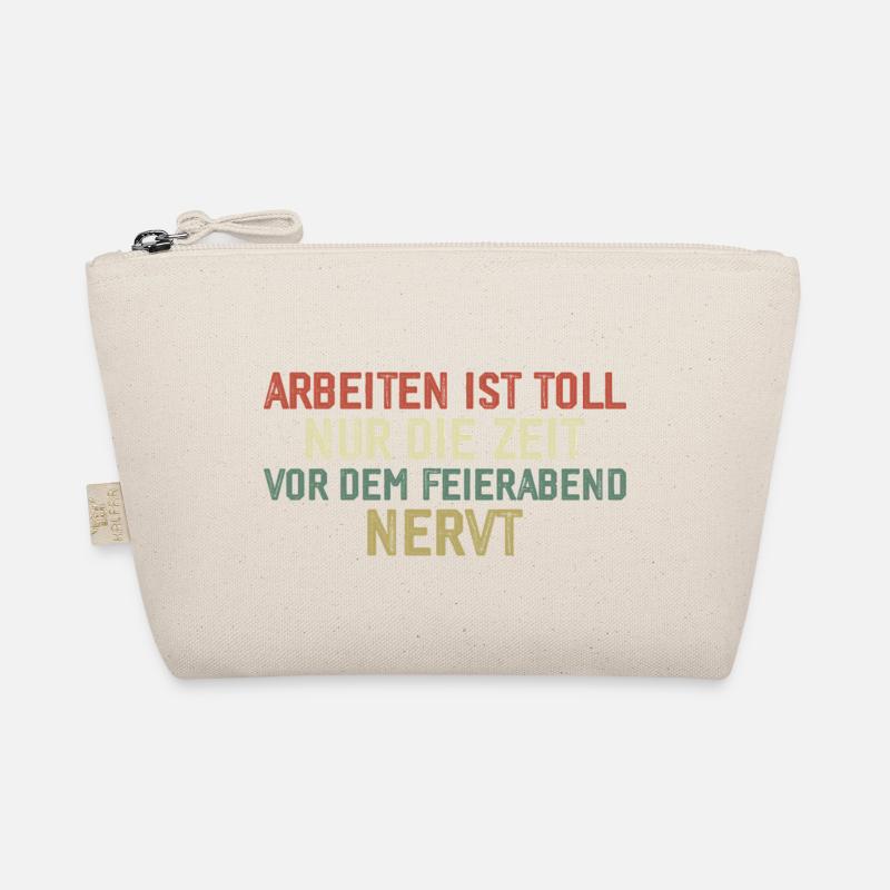 Lustiges Arbeit Geschenk - Bio-Täschchen - Natur