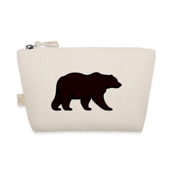 bear - Organic Pouch - nature - Front