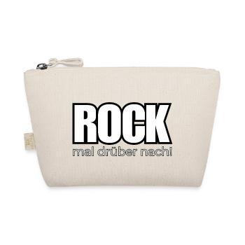 Rock mal drüber nach! - Bio-Täschchen - Natur - Vorne