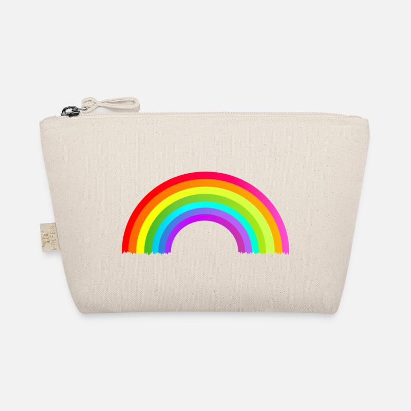 bunter Regenbogen Bio-Täschchen