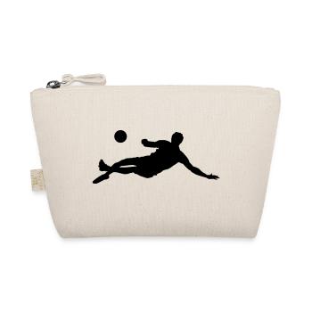 fußball spieler - Bio-Täschchen - Natur - Vorne