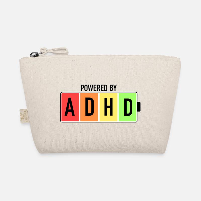 ADHD Awareness Neurodivergent - Organic Pouch - nature
