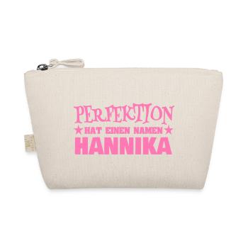 Woman's name Hannika - Organic Pouch - nature - Front