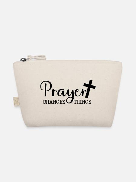 Prayer changes - Organic Pouch - nature - Front